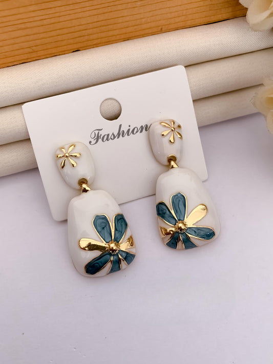 Umbrella's GlamAura Stylish Crystal Drop Earrings for Women – Elegant Party & Daily Wear