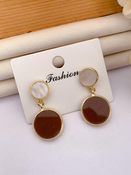 Umbrella's GlamAura Stylish Crystal Drop Earrings for Women – Elegant Party & Daily Wear