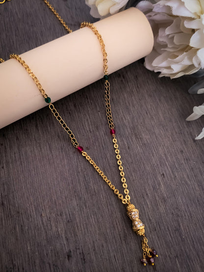 Umbrella's Diamond Gold Mangalsutra for Women – Timeless Traditional Jewelry in 22K Gold Coated