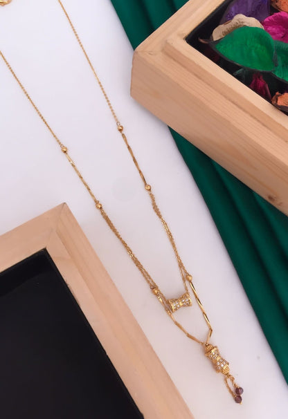 Umbrella's Golden Dokiya Necklace for Women – Traditional Indian Bridal Jewelry