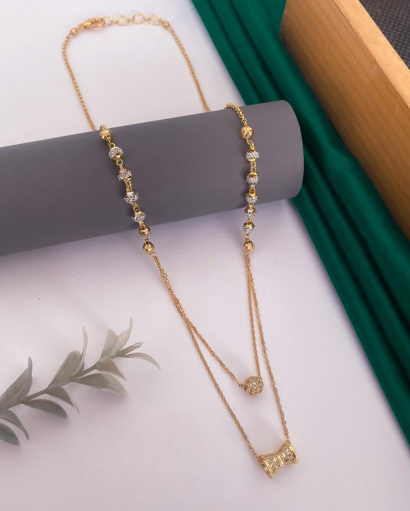 Umbrella's Golden Dokiya Necklace for Women – Traditional Indian Bridal Jewelry