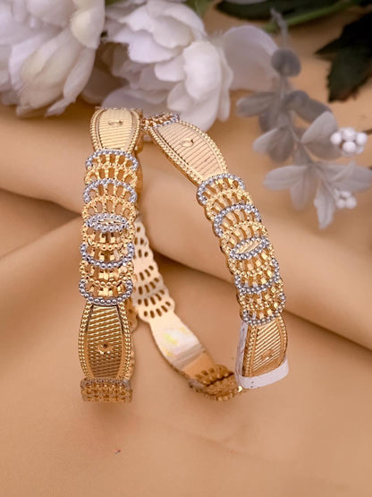 Umbrella's Royal Gold-Plated Kangan for Women