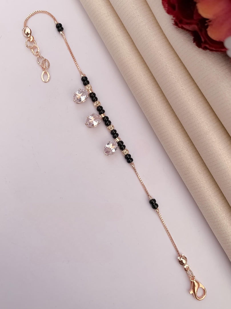 Umbrella's DivyaShine Stylish Hand Mangalsutra Bracelet for Women – Modern Twist on a Timeless Tradition