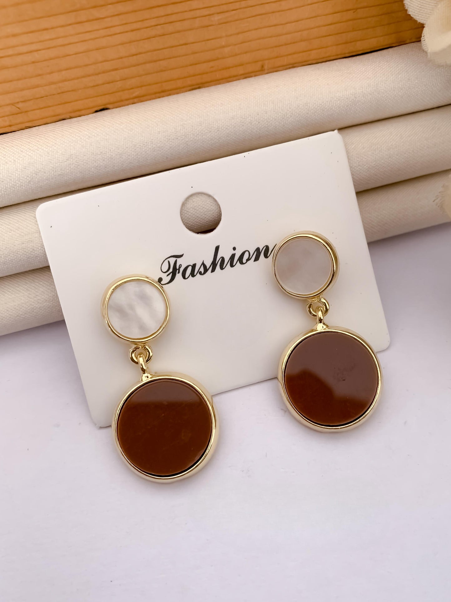 Umbrella's GlamAura Stylish Crystal Drop Earrings for Women – Elegant Party & Daily Wear